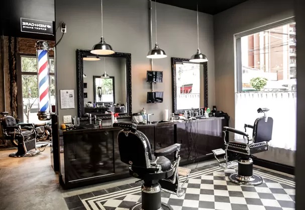 Interior da Barbearia